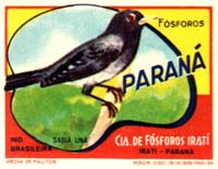 Etiquetas de caixas de f&oacute;sforos